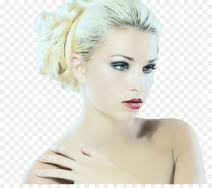 Femme，Blond PNG