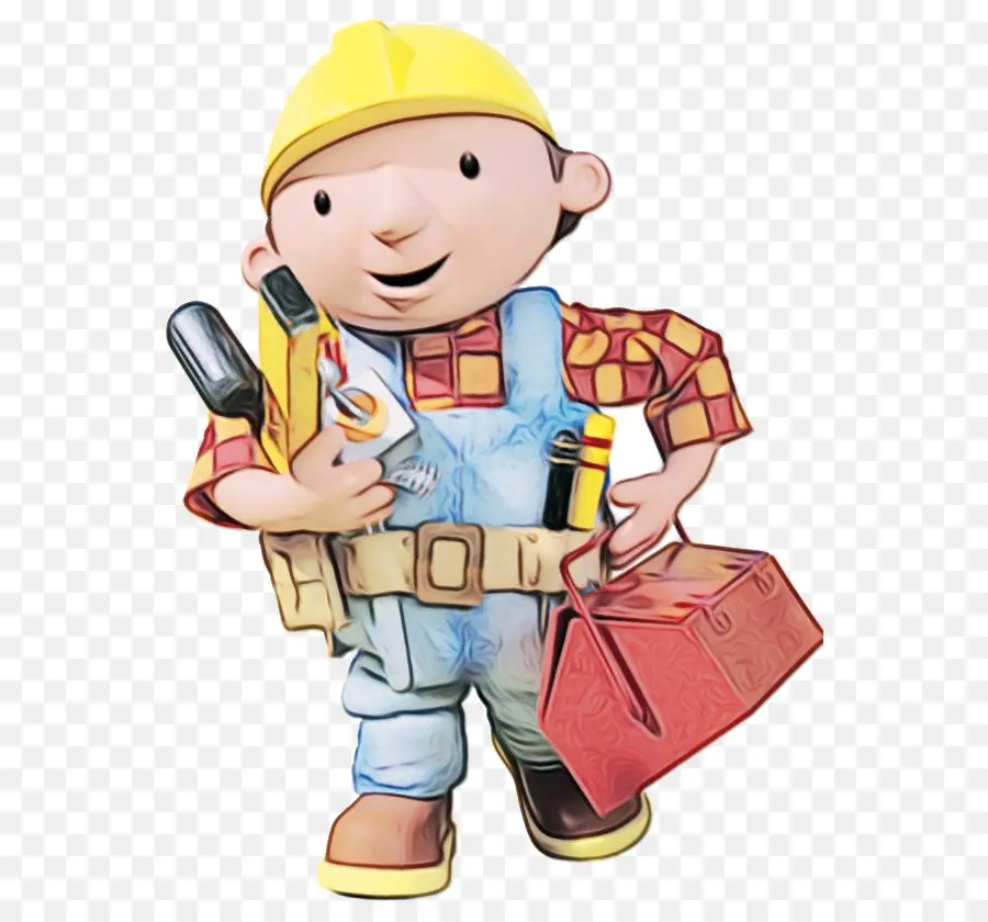 Constructeur De Dessins Animés，Construction PNG