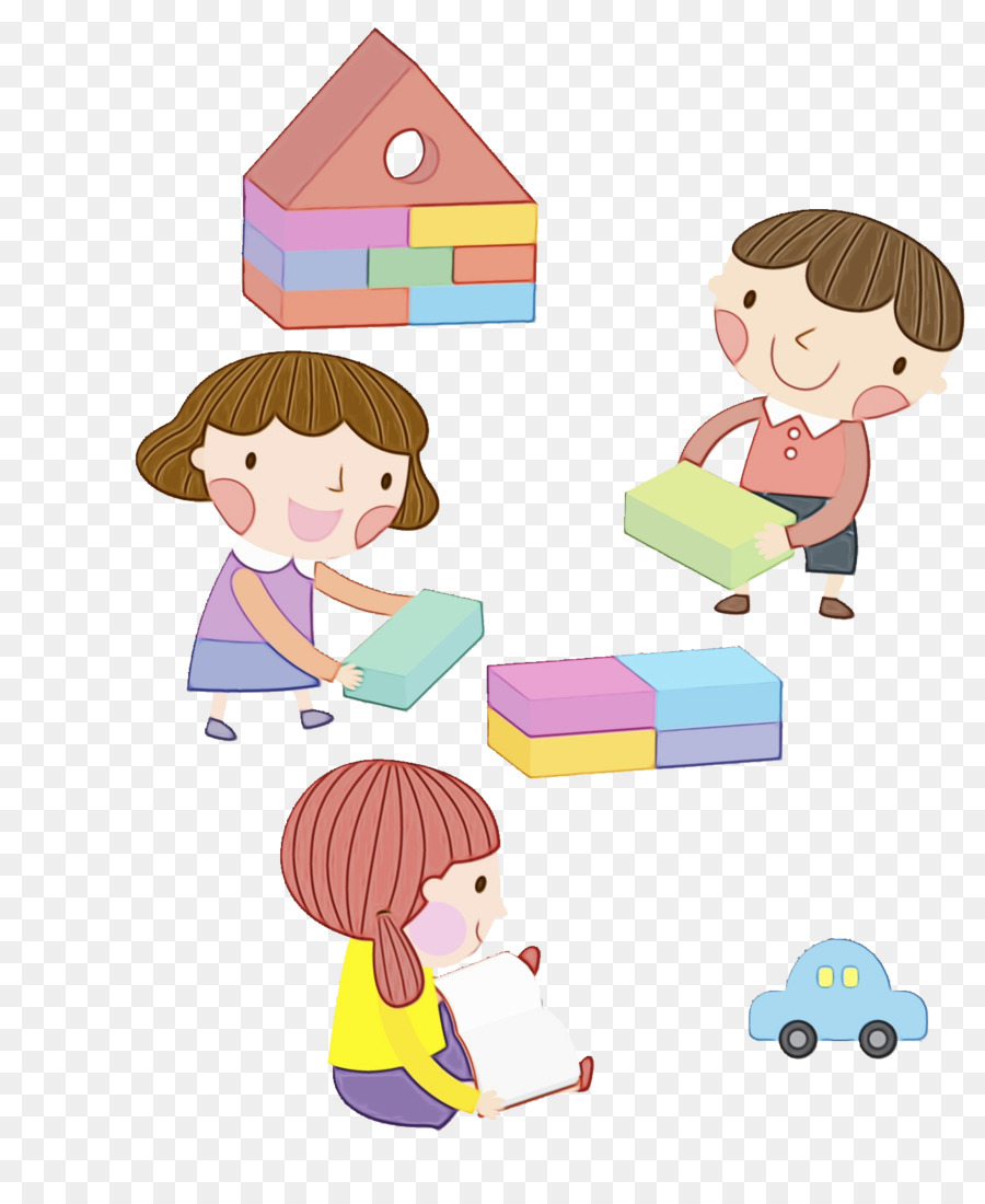 Enfants Qui Jouent，Blocs PNG