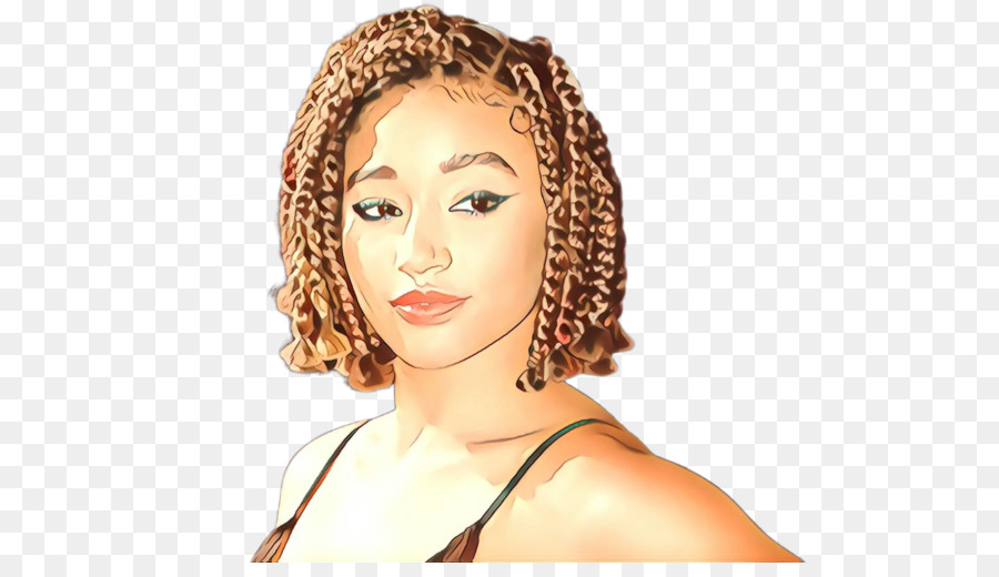 Femme，Tresses PNG