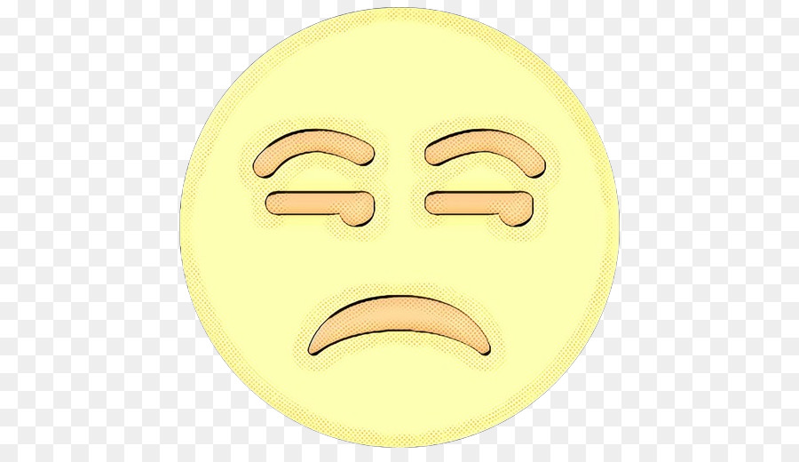 Emoji Dégoûté，Affronter PNG