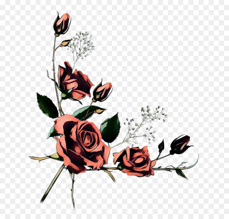 Roses Rouges，Bouquet PNG