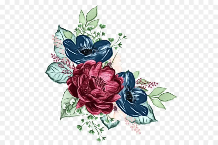 Rose，Rose Bleue PNG