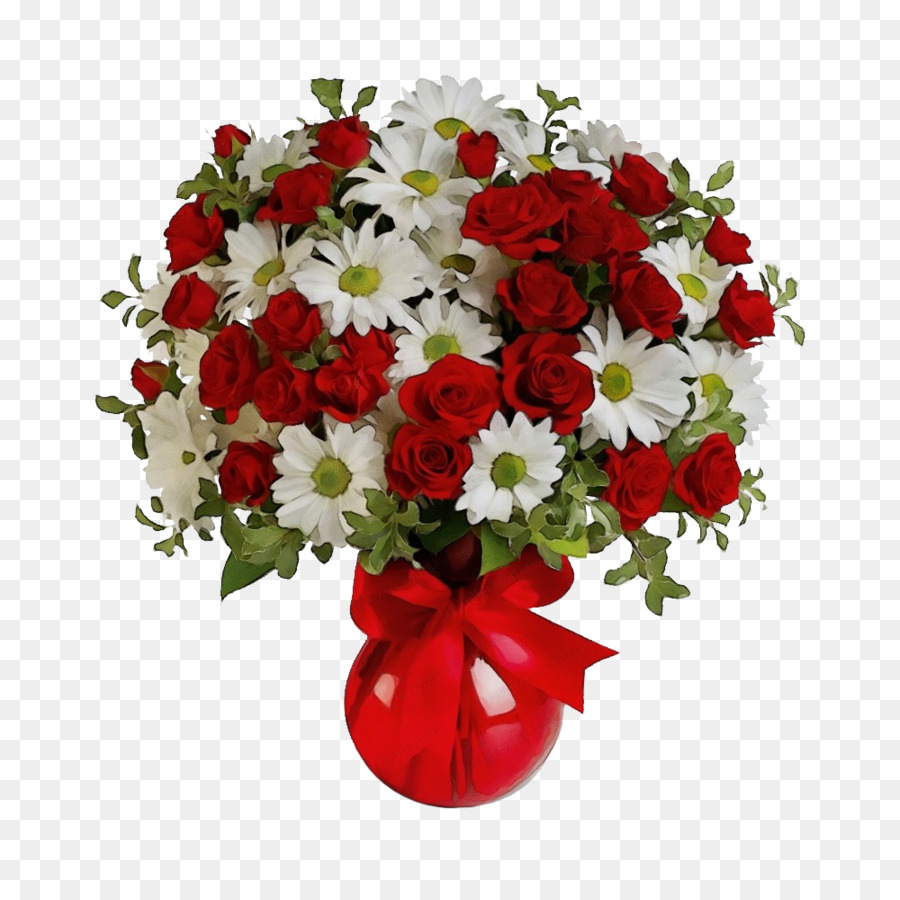 Bouquet De Fleurs，Roses Rouges PNG