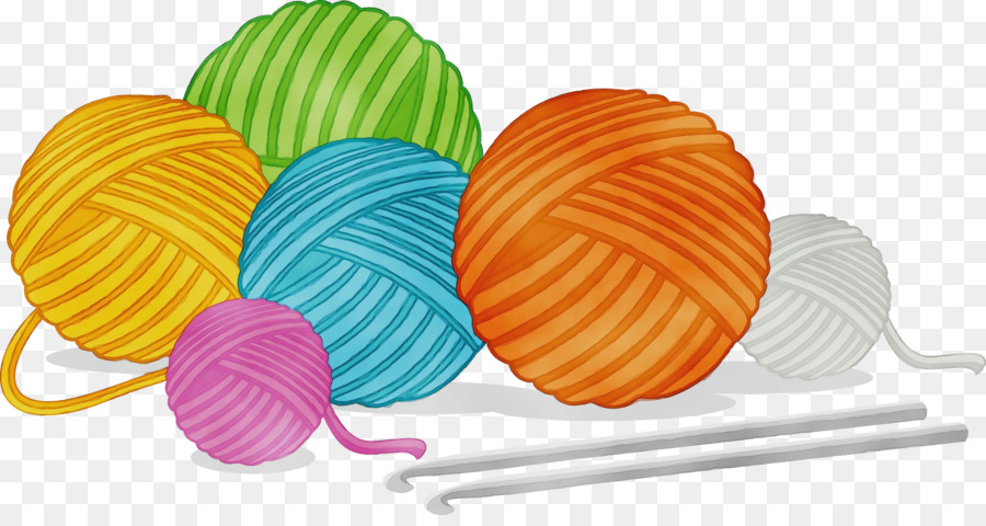 Boules De Fils Colorées，Tricot PNG