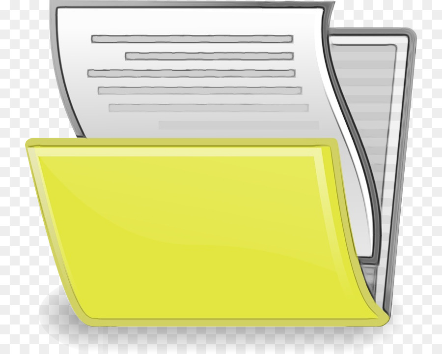 Jaune，Produit En Papier PNG