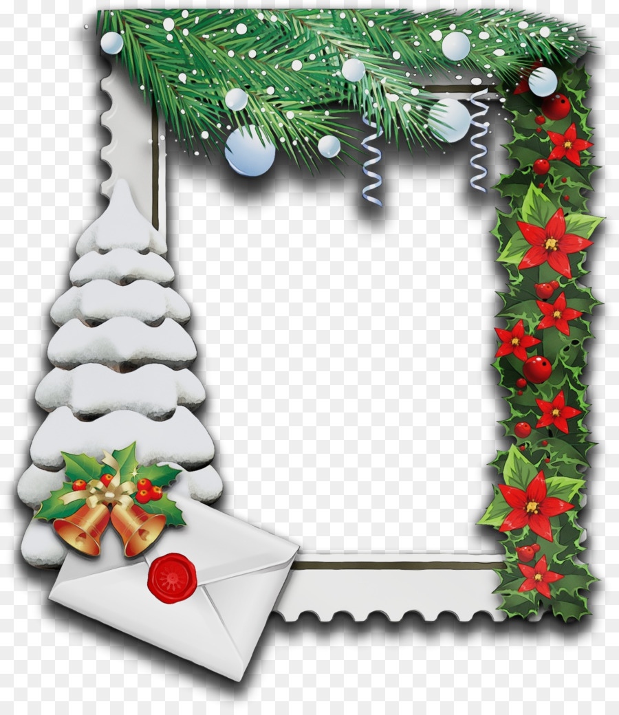 Cadre De Noël，Arbre De Noël PNG