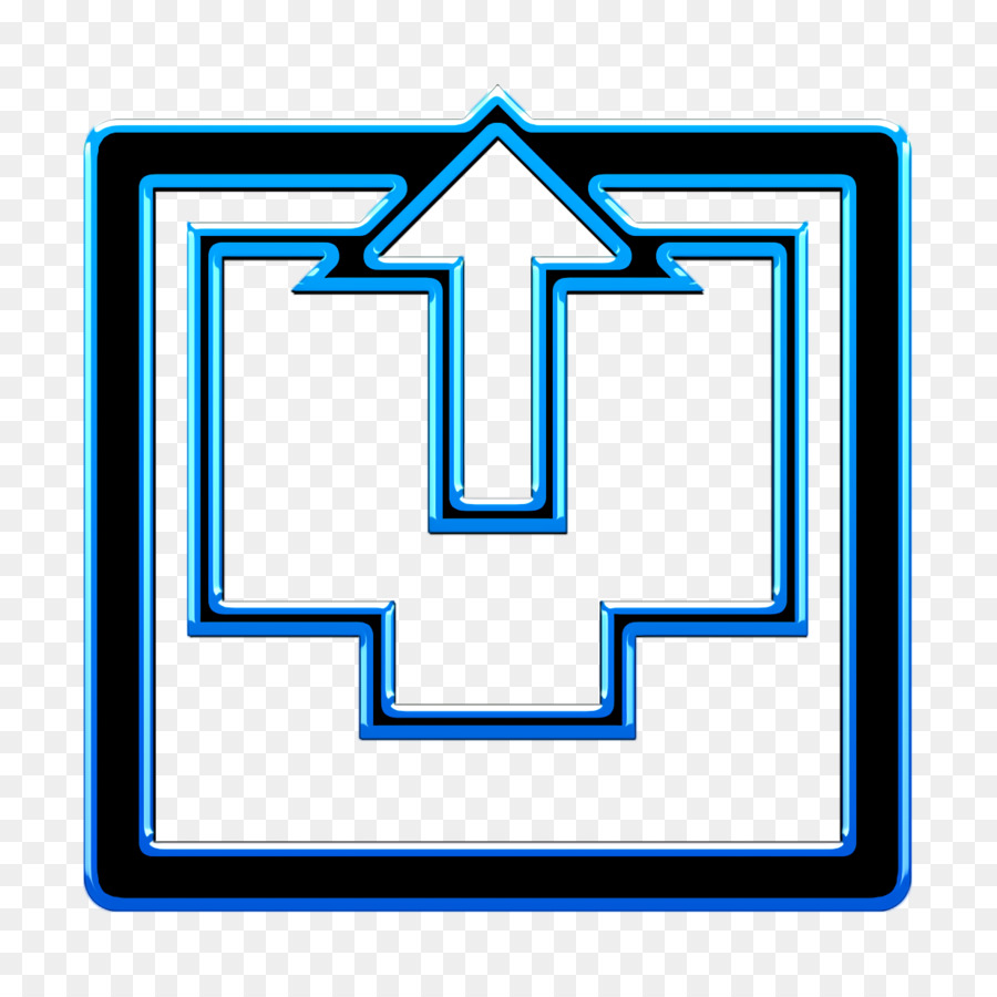 Bleu électrique，Ligne PNG