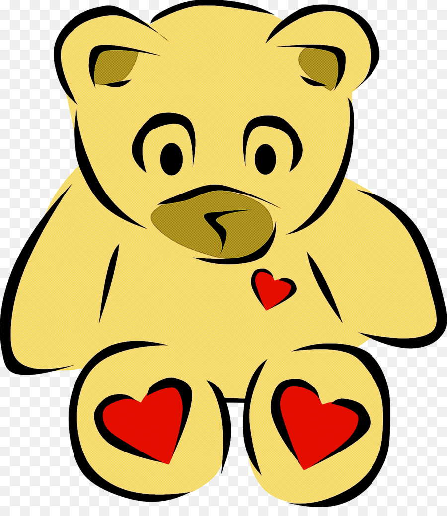 Jaune，Ours En Peluche PNG