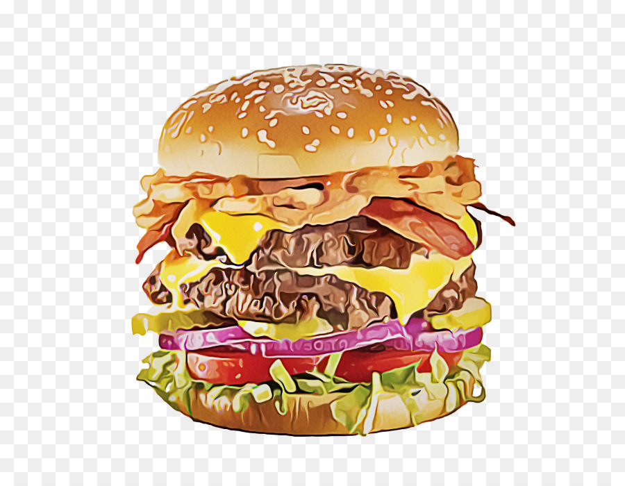 Hamburger，Malbouffe PNG