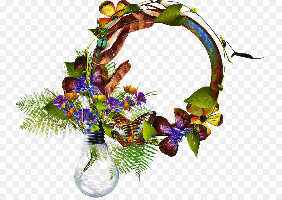 Couronne Florale，Fleurs PNG