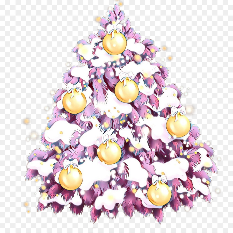 Sapin De Noël，Violet PNG