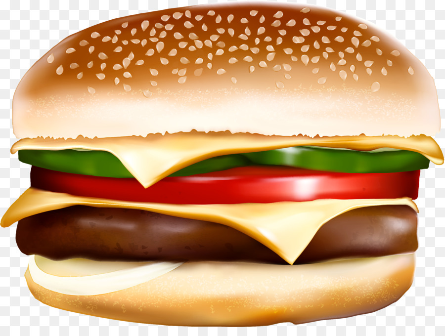 Hamburger，La Malbouffe PNG