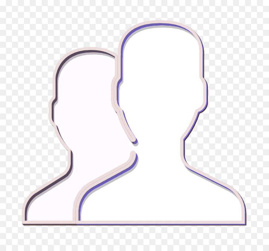 Silhouette De Deux Personnes，Personnes PNG