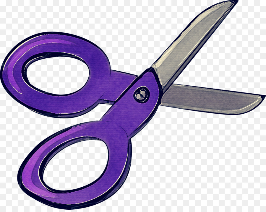 Ciseaux，Violet PNG