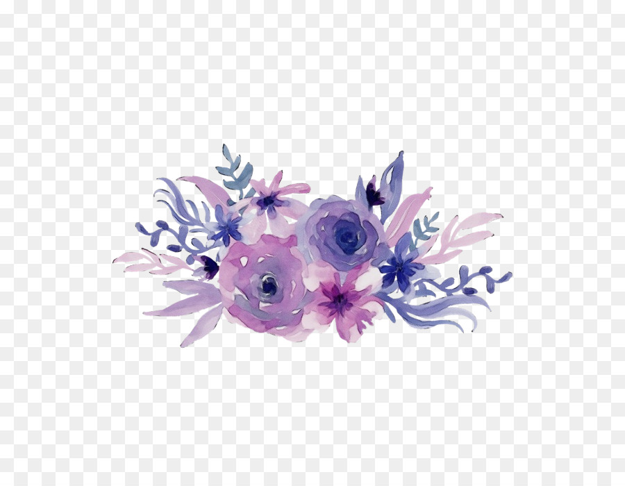 Arrangement Floral Violet，Bouquet PNG