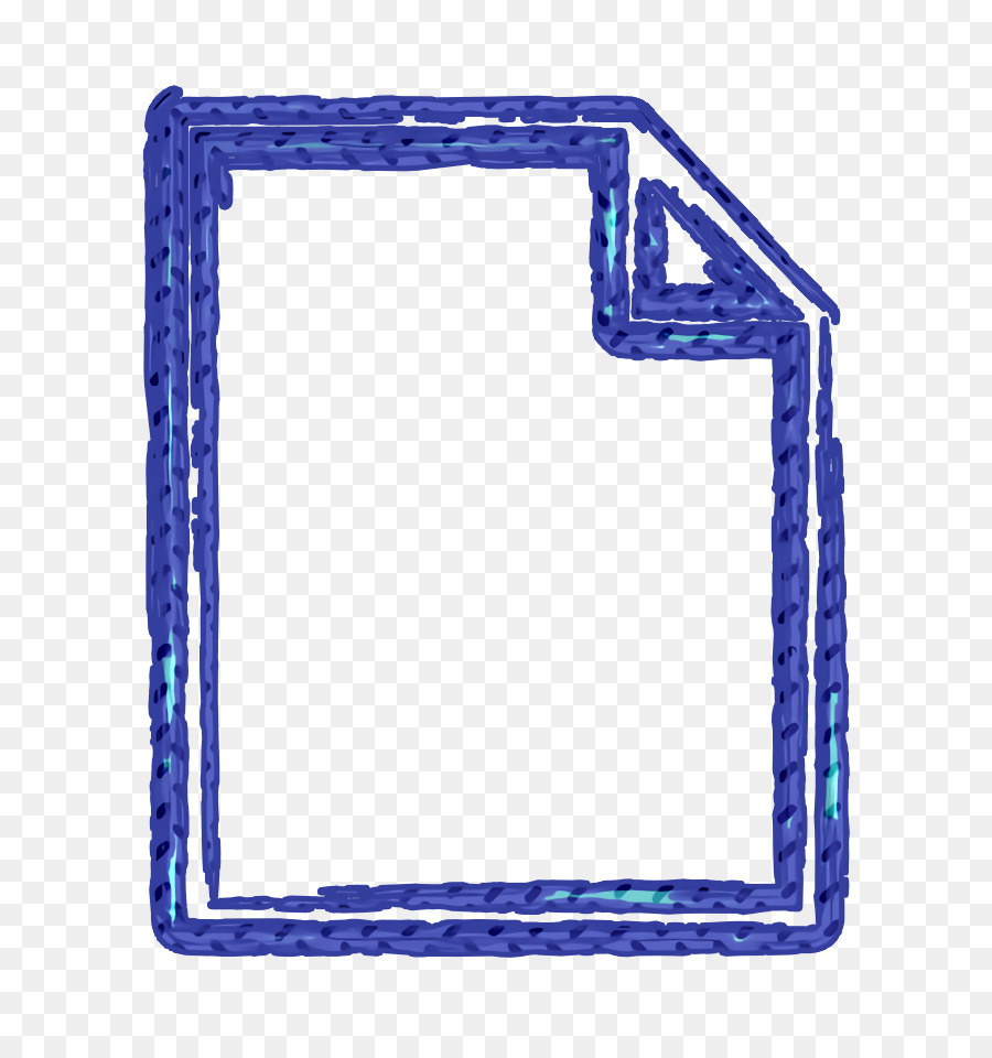 Icône De Document Bleu，Document PNG