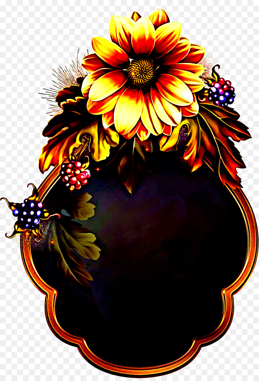 Orange，Fleur PNG