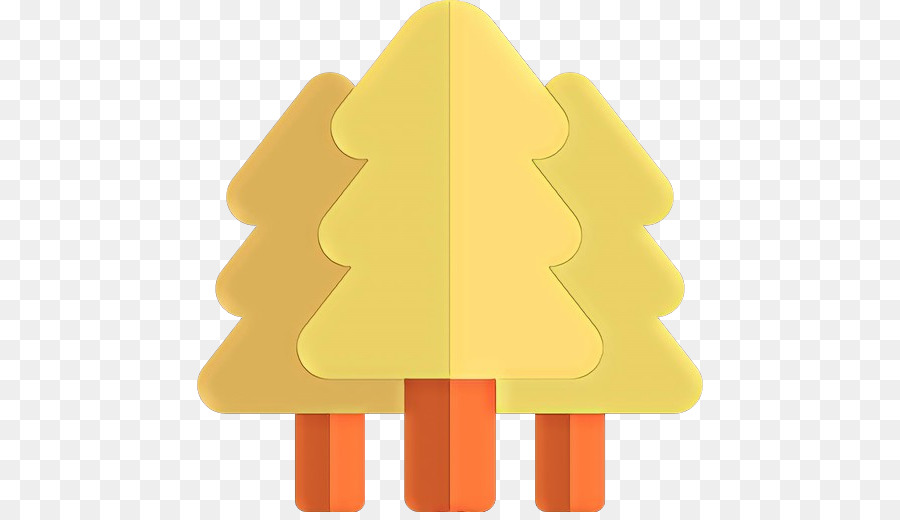 Jaune，Sapin De Noël PNG