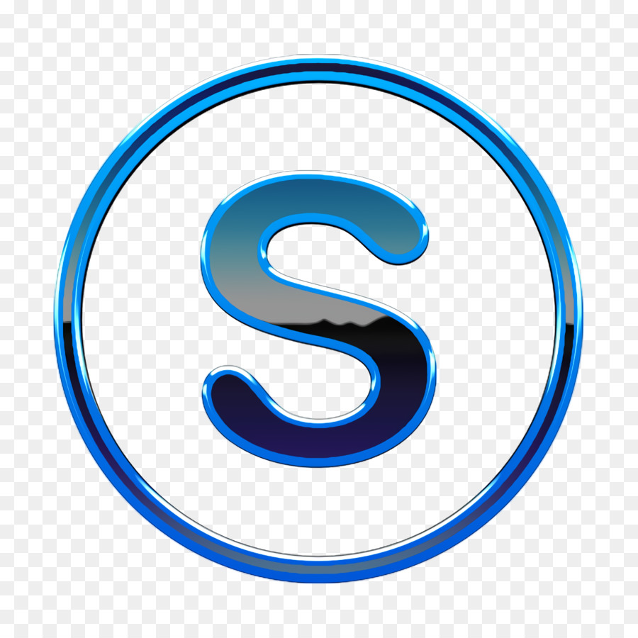 Lettre S，Bleu PNG