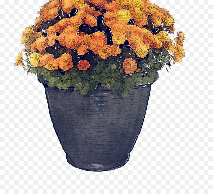 Pot De Fleur，Fleur PNG