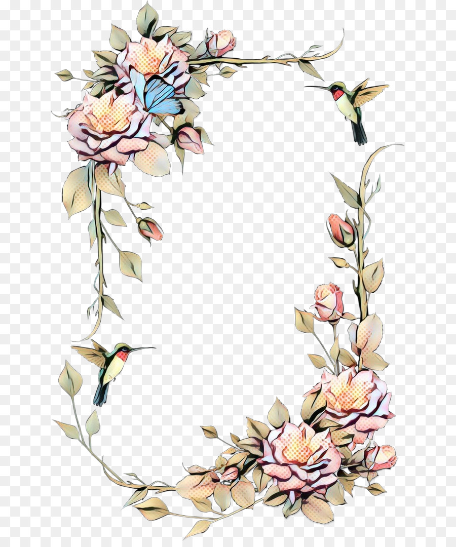 Couronne Florale，Fleurs PNG