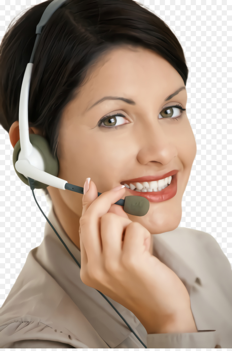 Service Client，Casque PNG