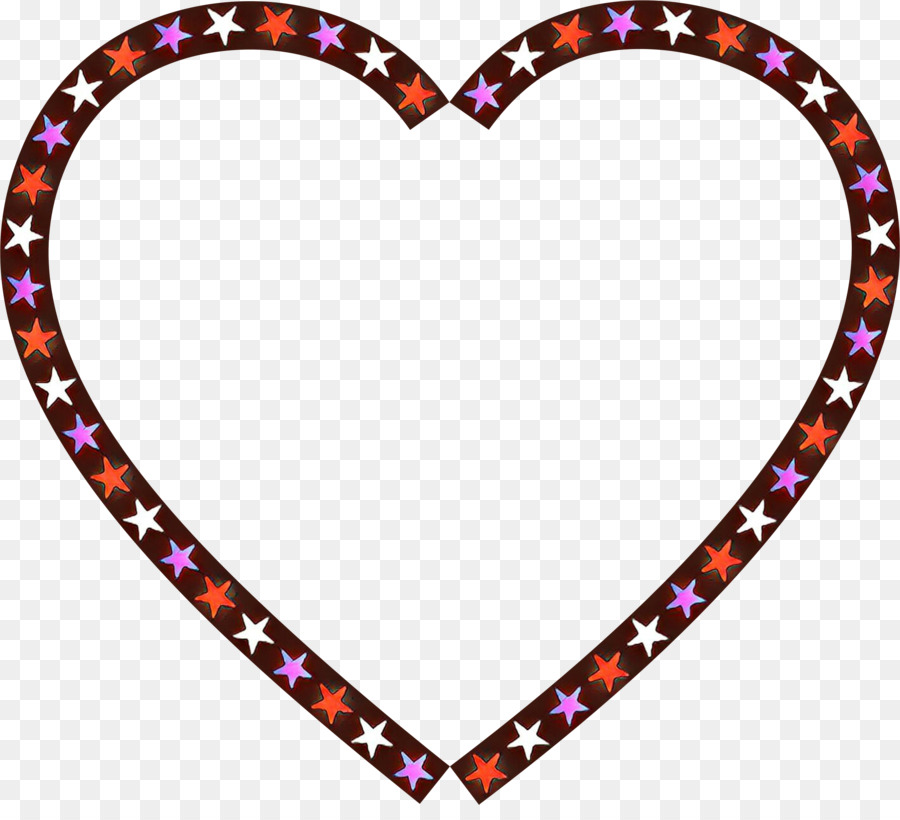 Cadre Coeur，Étoiles PNG