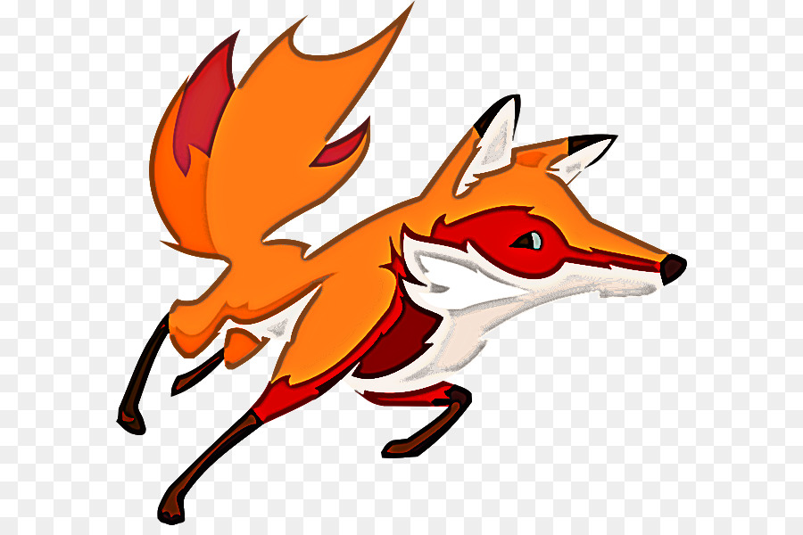 Renard Orange，Queue PNG