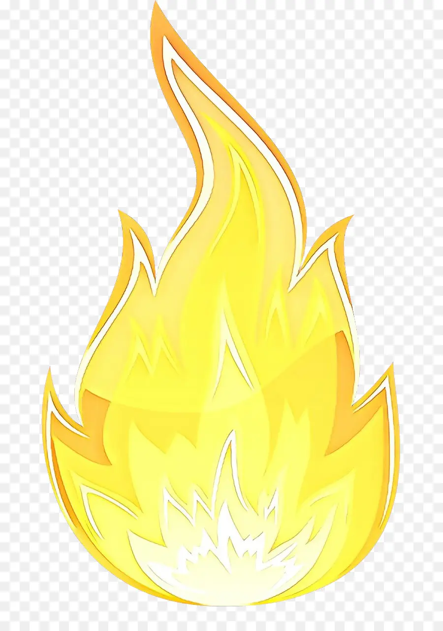 Flamme Jaune Et Bleue，Chaleur PNG