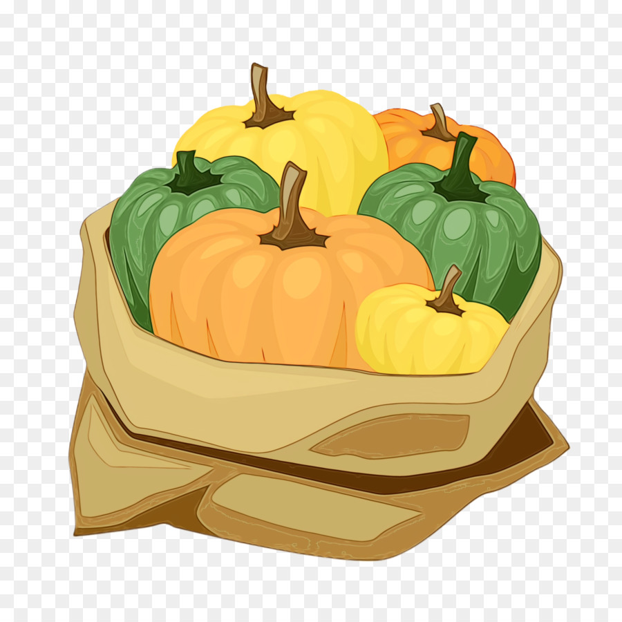 Citrouilles Colorées，Sac PNG