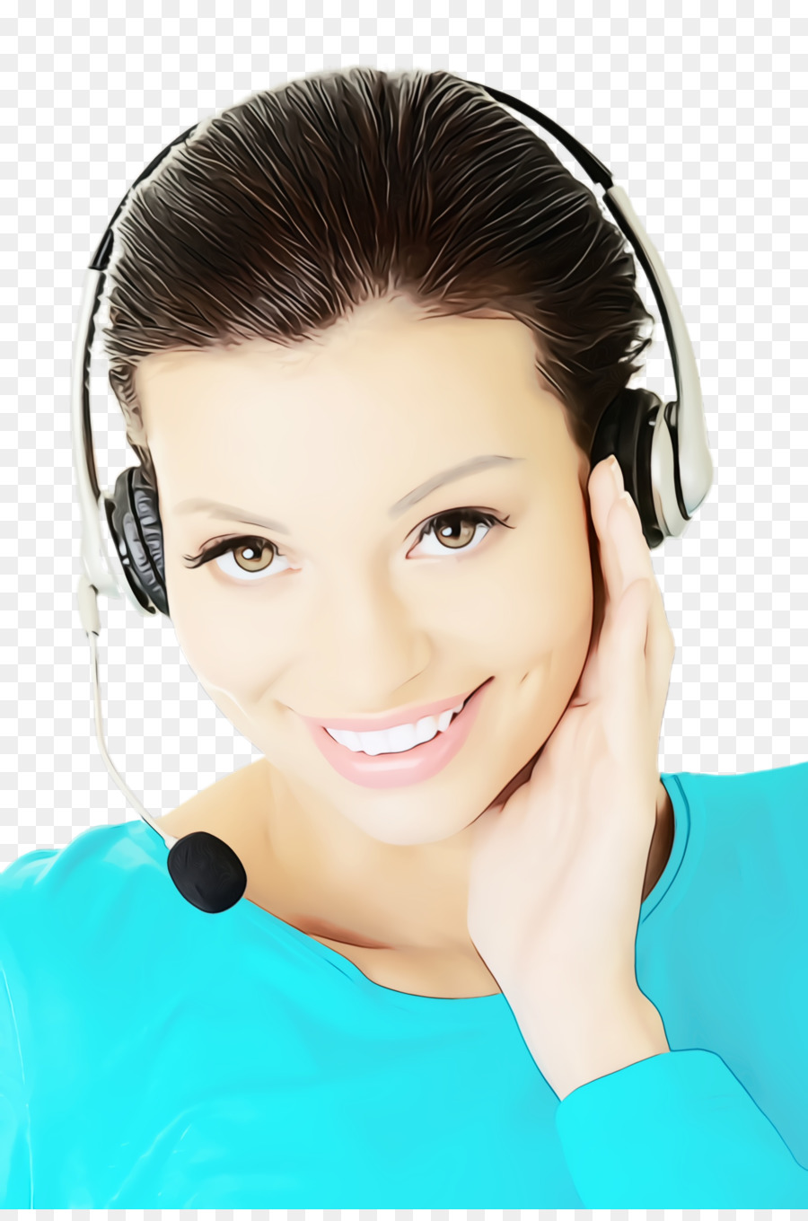 Service Client，Casque PNG