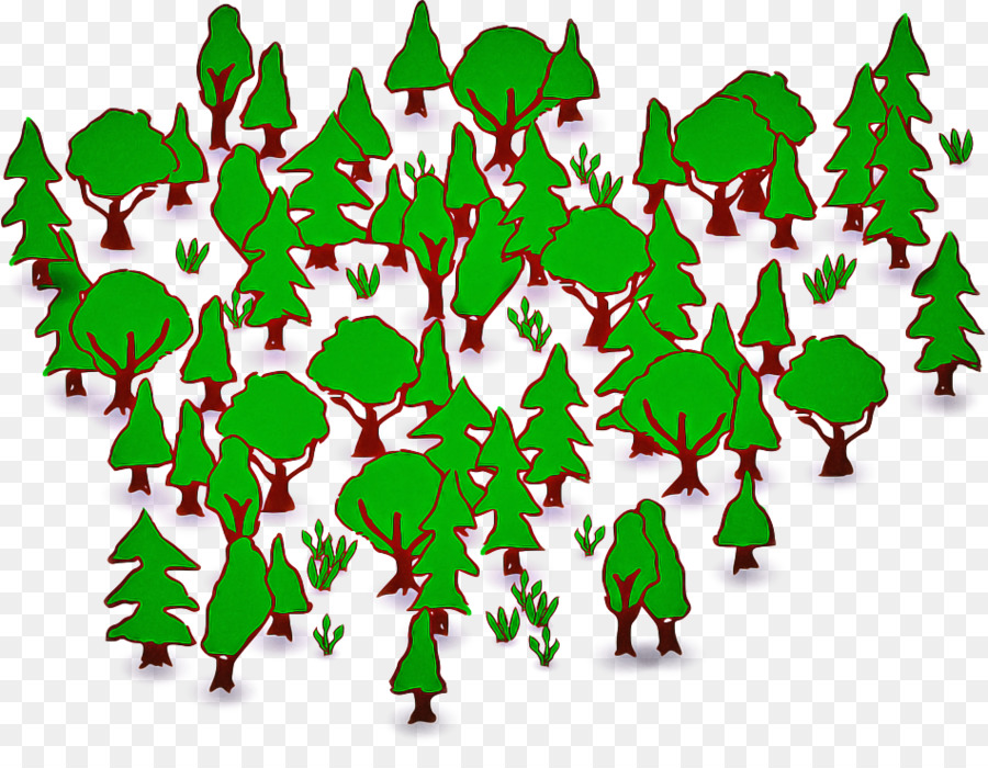 Illustration De La Forêt，Arbres PNG