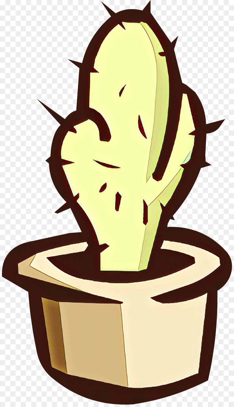 Cactus En Pot，Usine PNG