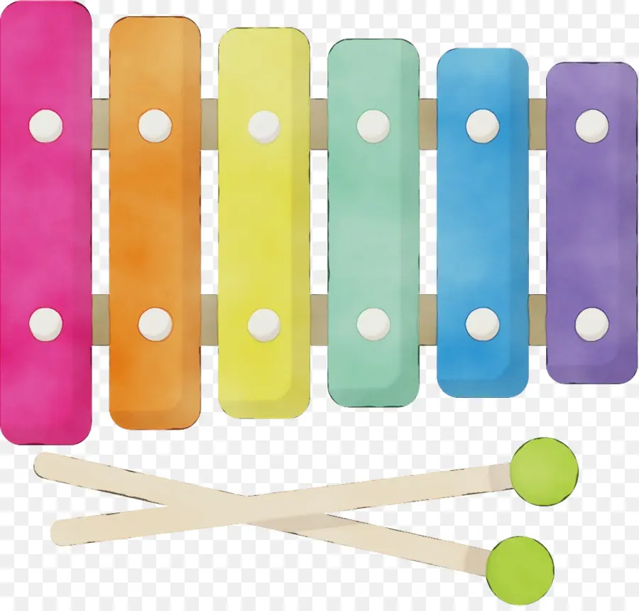 Xylophone Coloré，Musical PNG