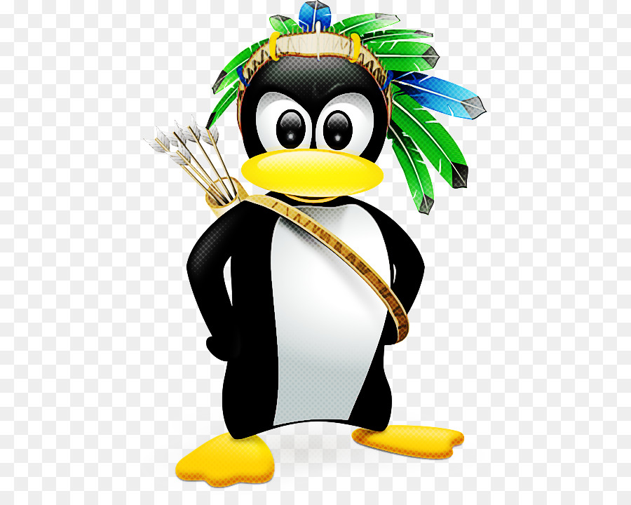 Pingouin Avec Coiffe，Animal PNG