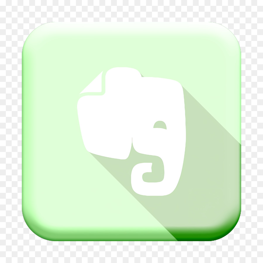 Logo De L'éléphant，Vert PNG