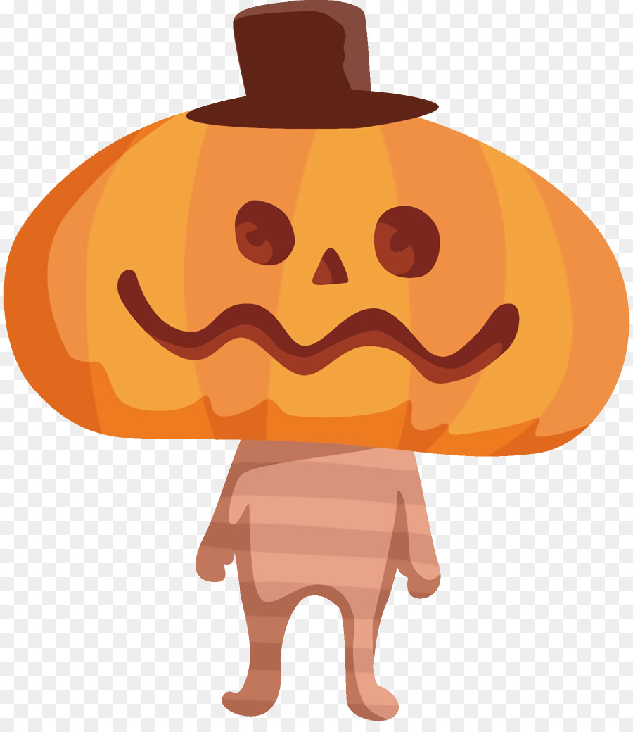 Caractère De Citrouille，Halloween PNG