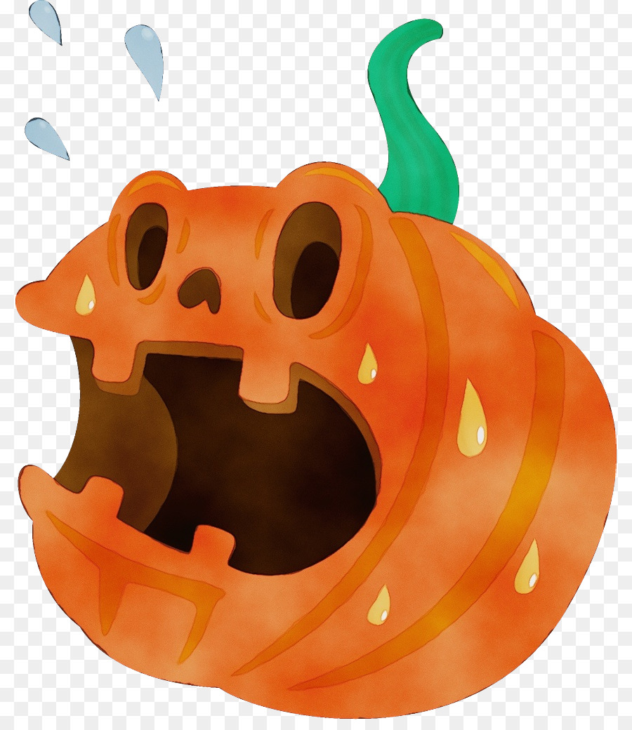 Citrouille Effrayée，Halloween PNG