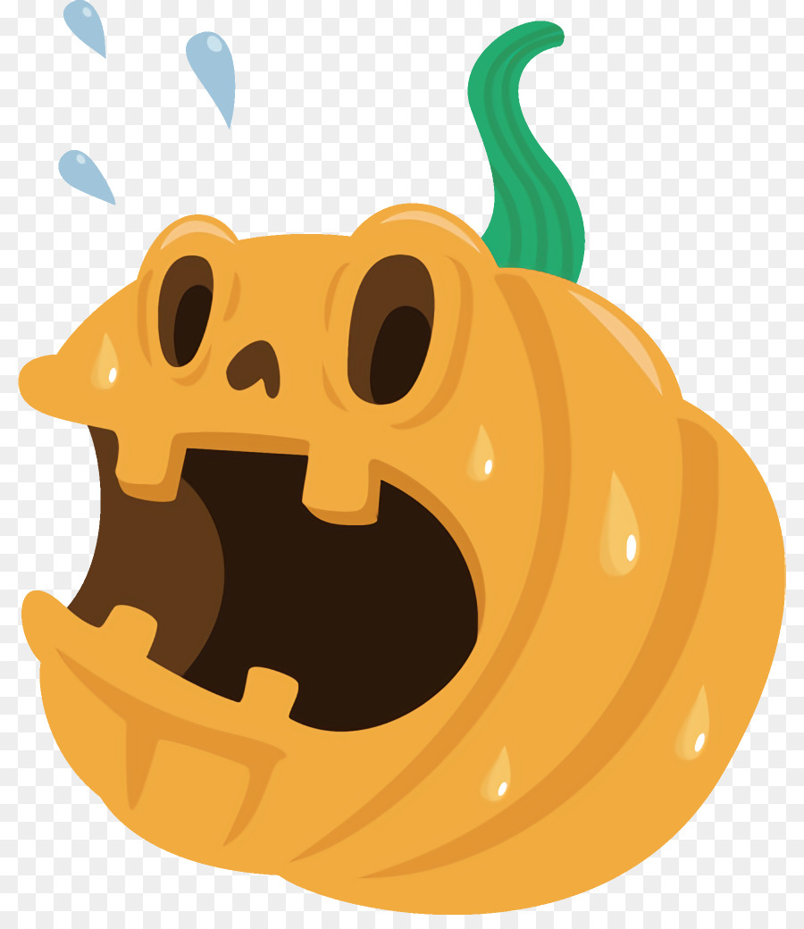 Citrouille Effrayée，Halloween PNG