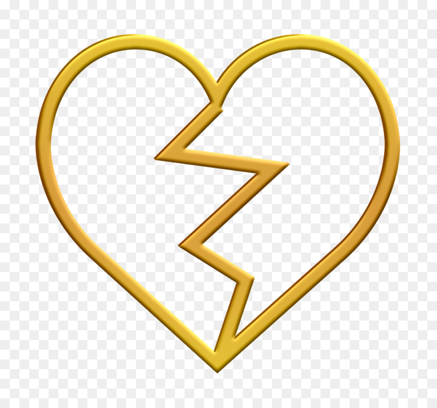 Coeur，Jaune PNG