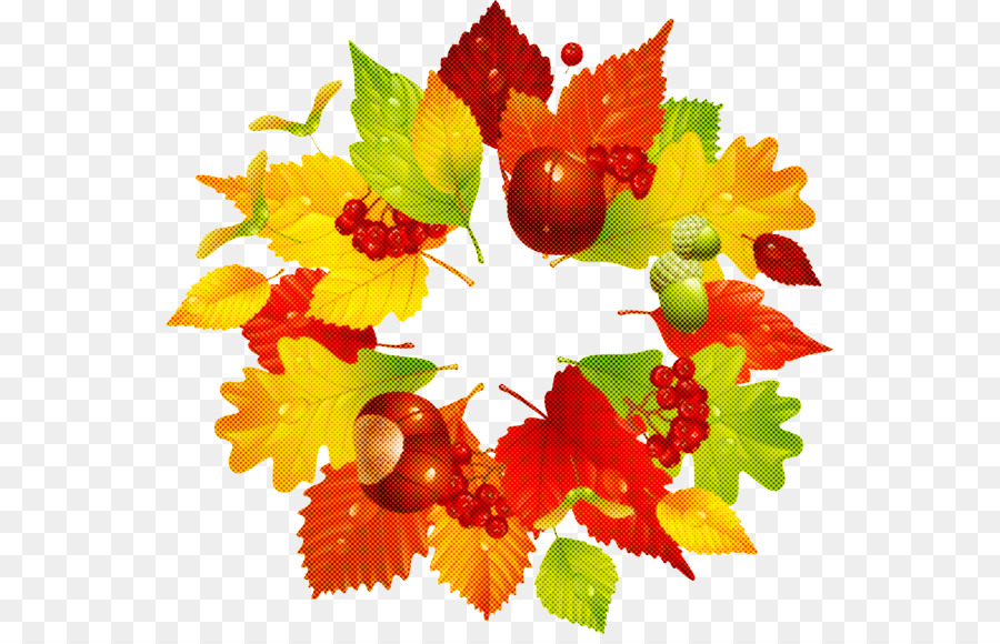 Couronne D'automne，Feuilles PNG