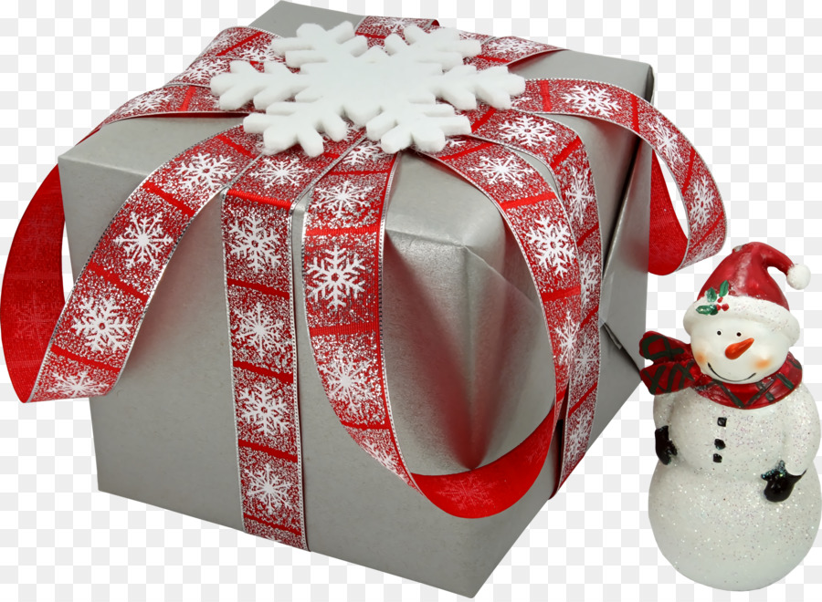 Coffret Cadeau，Bonhomme De Neige PNG