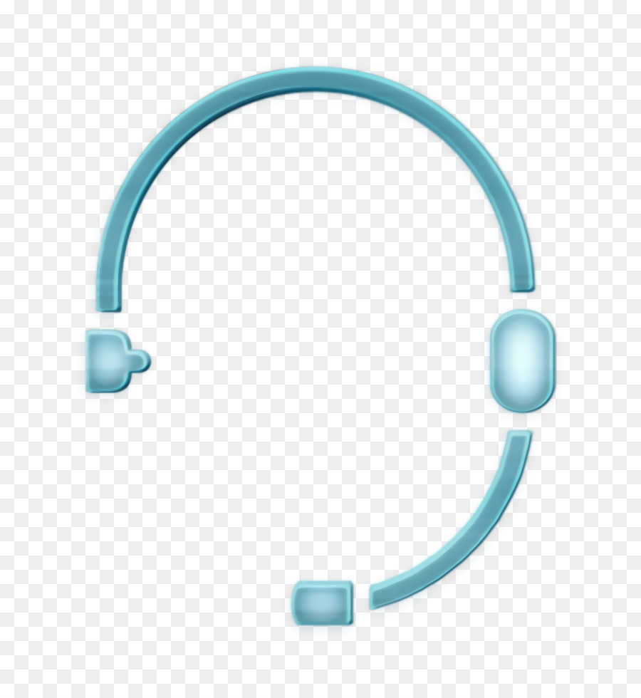 Casque，Turquoise PNG