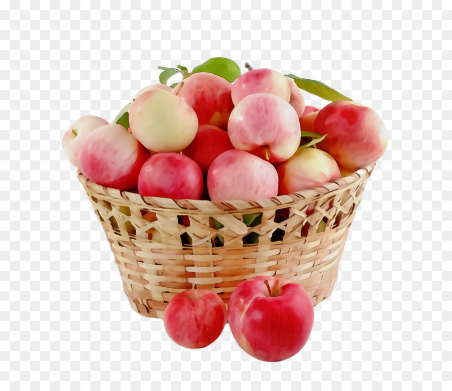 Pommes Dans Le Panier，Rouge PNG