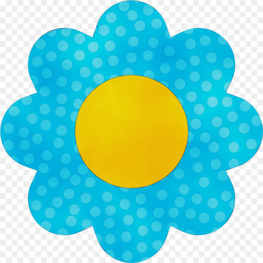 Fleur Jaune，Centre Orange PNG