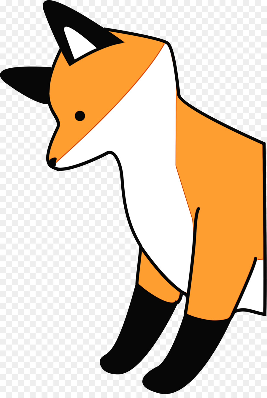 Renard Orange Et Blanc，Animal PNG