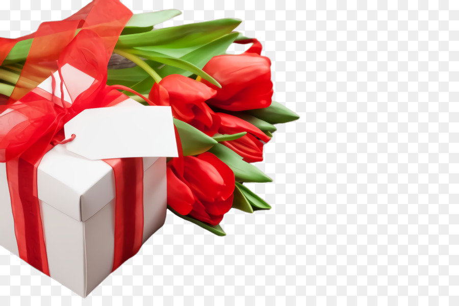 Coffret Cadeau Avec Des Roses，Fleurs PNG