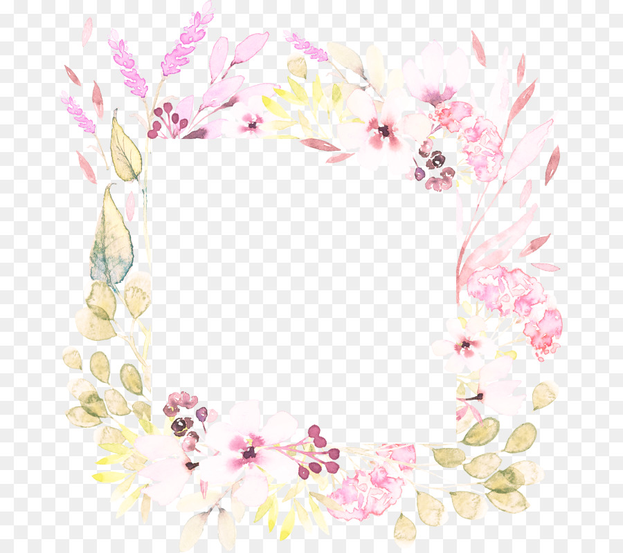 Cadre Floral，Fleurs PNG