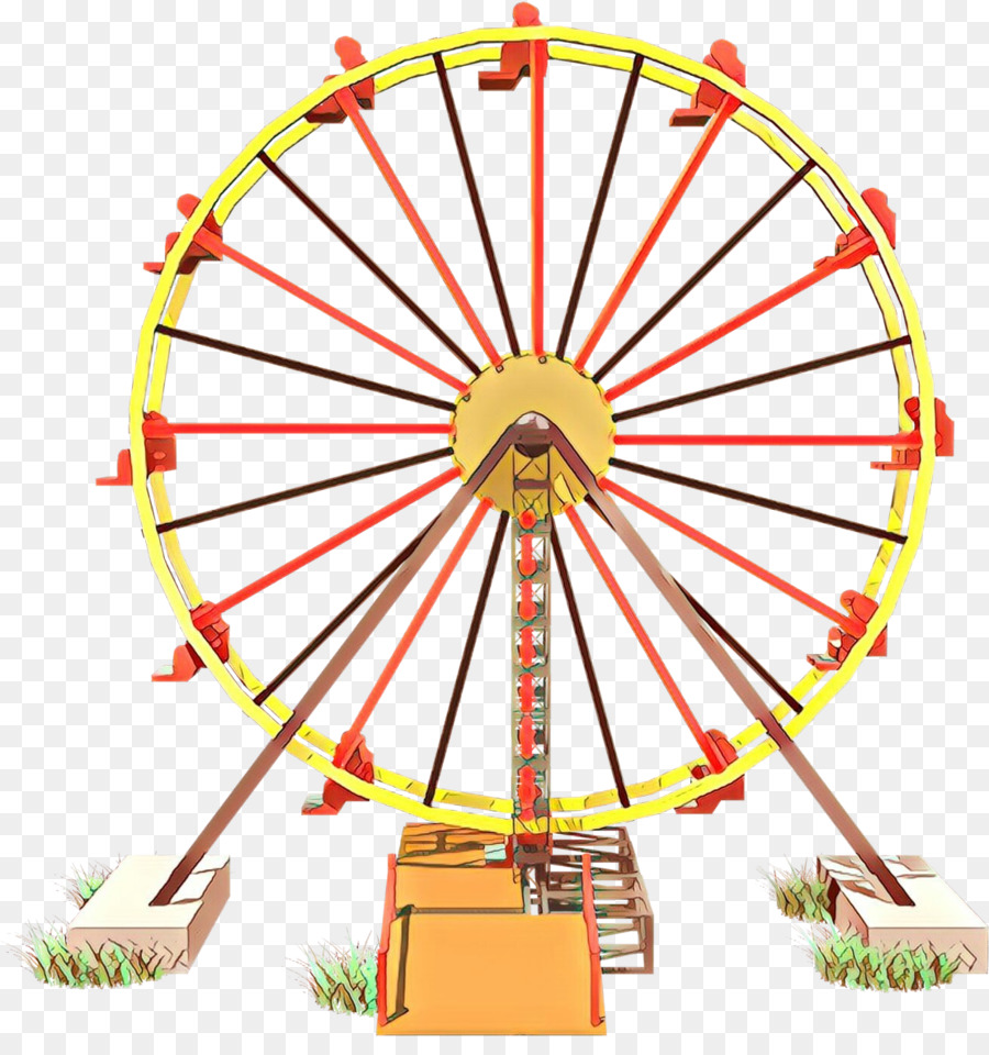 Roue De Ferris，Attraction Touristique PNG